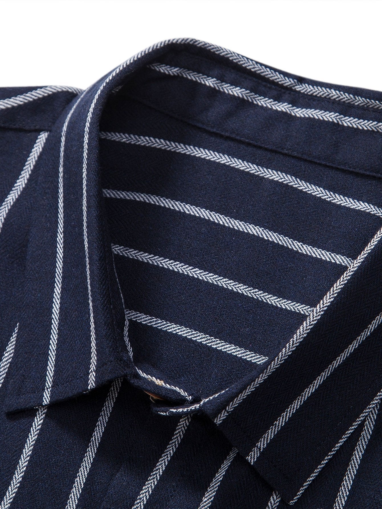 Omar® | Cotton Blend Striped Button Up Shirt & Straight Leg Linen Pants - Image 14