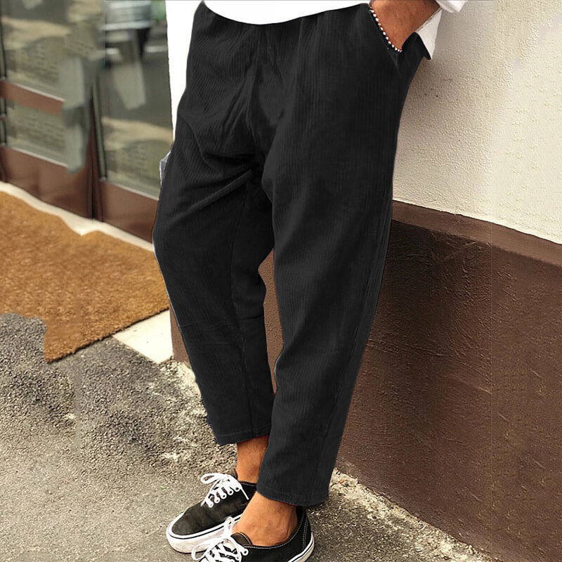 Parker® | Casual Loose Corduroy Pants For Men - Image 4