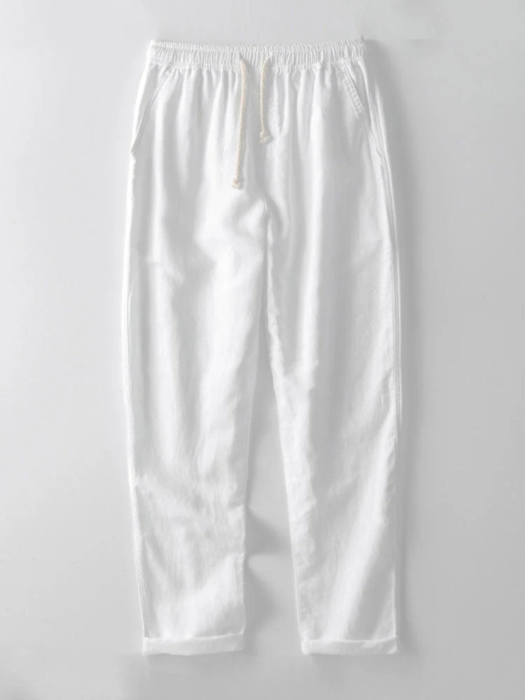 Zósimo® | Linen Rayon Blend Button Up Shirt & Straight Leg Linen Pants - Image 10