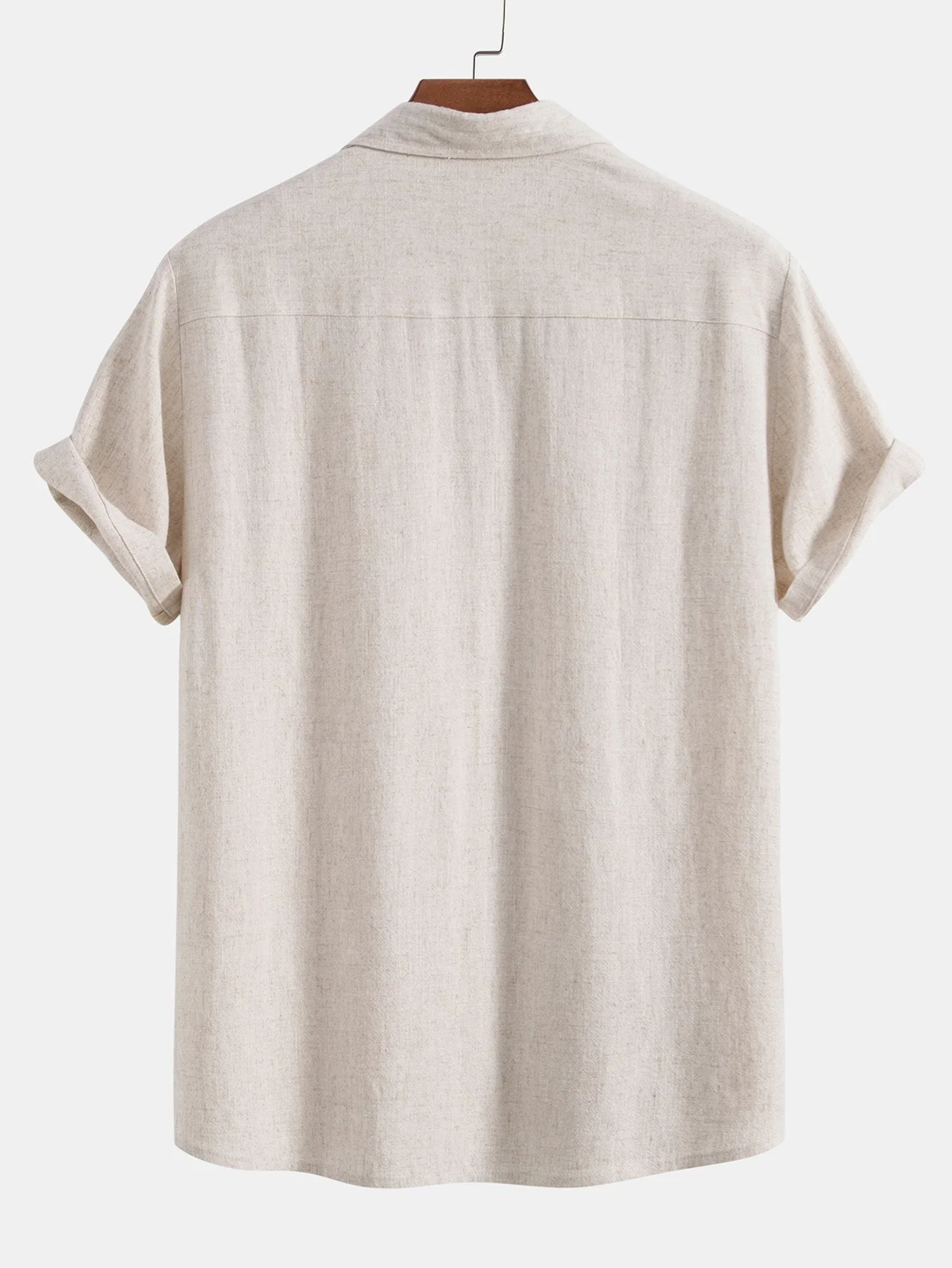 Zósimo® | Linen Rayon Blend Button Up Shirt & Straight Leg Linen Pants - Image 7