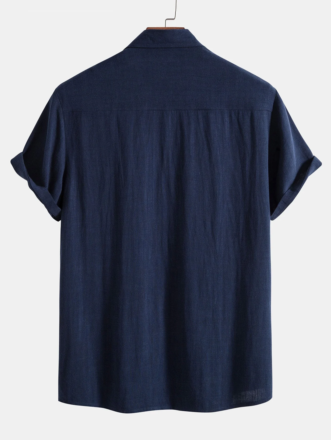 Zósimo® | Linen Rayon Blend Button Up Shirt & Straight Leg Linen Pants - Image 8